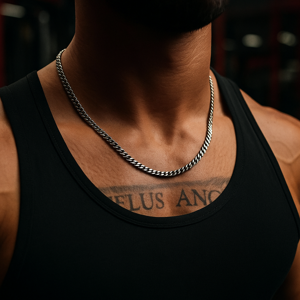 Cuban Chain (Silver) 4mm