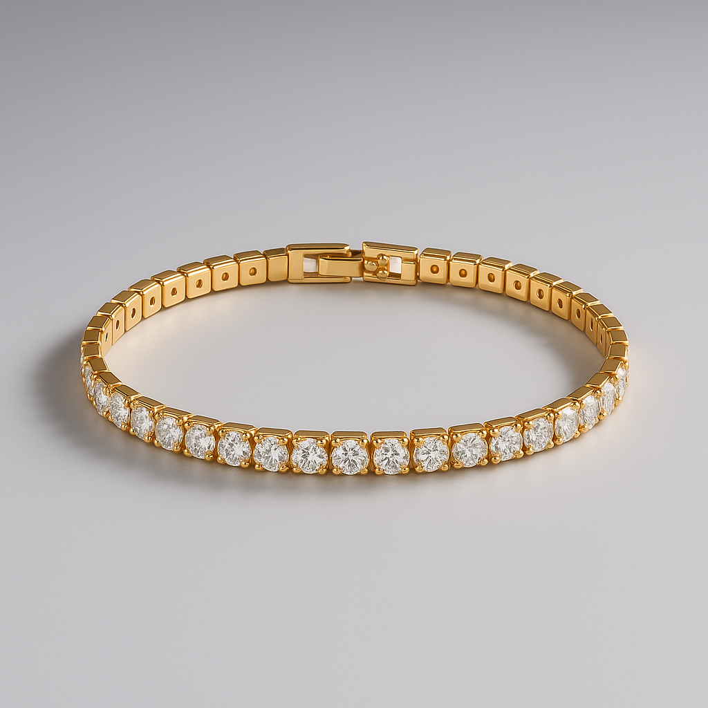 Tennis Bracelet (Gold) 4mm
