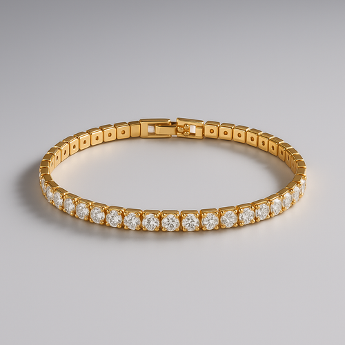 Tennis Bracelet (Gold) 4mm