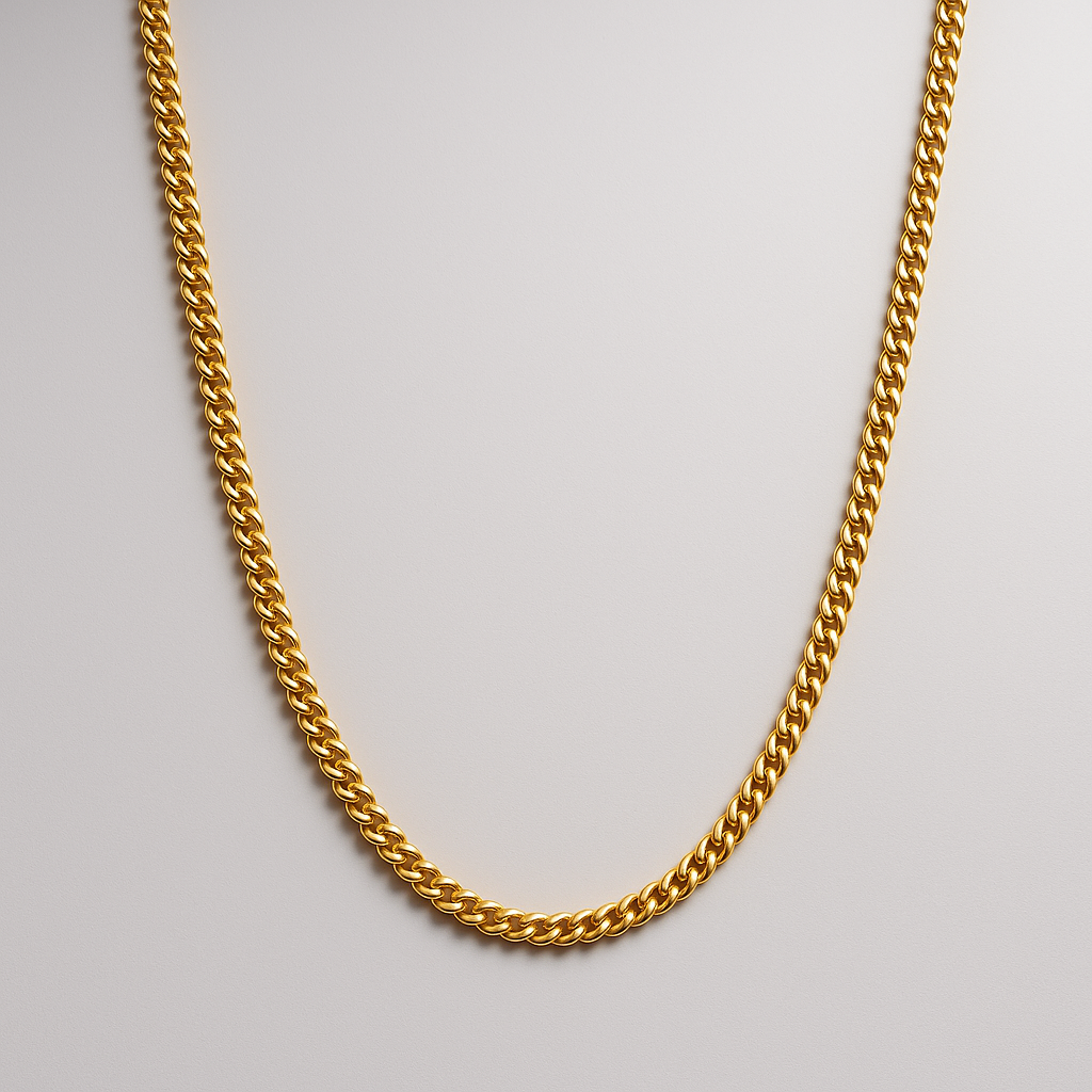 Cuban Chain (Gold) 4mm