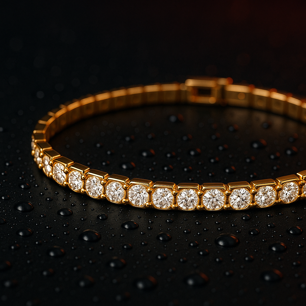 Tennis Bracelet (Gold) 4mm