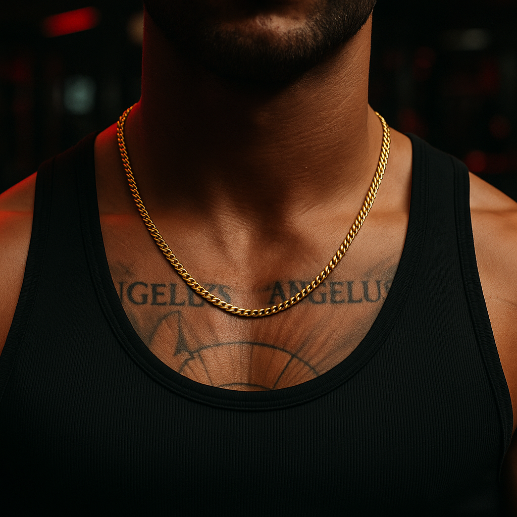 Cuban Chain (Gold) 4mm