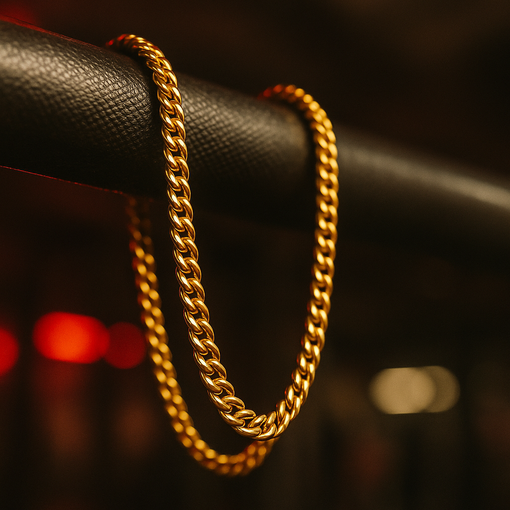Cuban Chain (Gold) 4mm