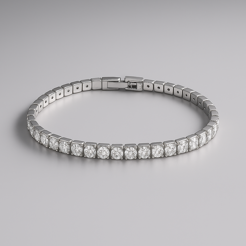 Tennis Bracelet (Silver) 4mm