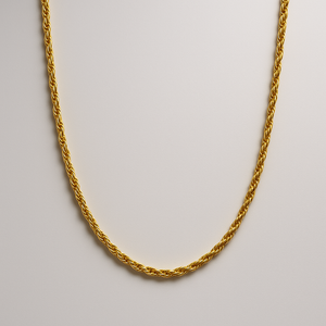 Rope Chain (Gold) 4mm