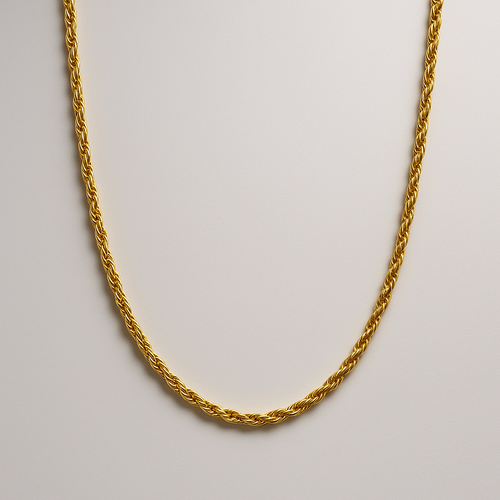 Rope Chain (Gold) 4mm
