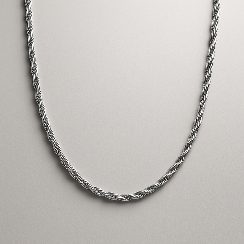 Rope Chain (Silver) 4mm